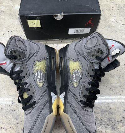 Off White Muslin Jordan 5s