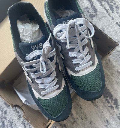 New Balance 998 Made In Usa Navy Green Size 10 5 M998nl