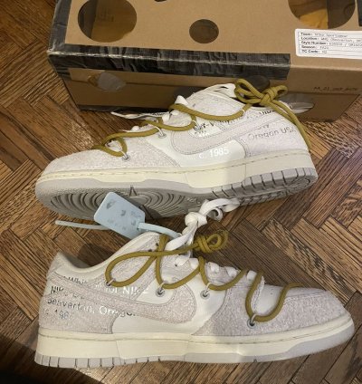 Off White Nike Dunk Low Lot 37