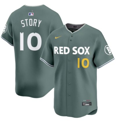 Trevor Story Jersey 10 Boston Red Sox 2025 City Connect Vapor Premier Limited V2 All Stitched