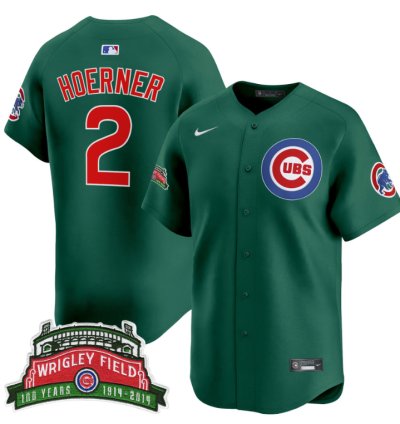 Nico Hoerner Jersey 2 Chicago Cubs Wrigley Field Style Vapor Premier Limited Stitched