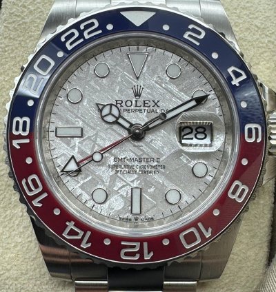 Rolex Gmt-master Ii Meteorite Dial Unworn