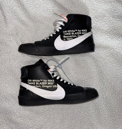 Off White Nike Grim Reaper Mid Blazers