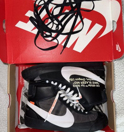 Off White Nike Grim Reaper Mid Blazers