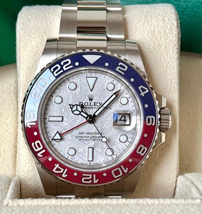 Rolex Gmt-master Ii Meteorite Dial Unworn Full Set 126719blro