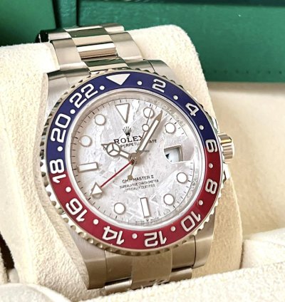 Rolex Gmt-master Ii Meteorite Dial Unworn Full Set 126719blro