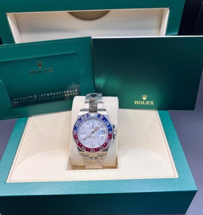 Rolex Gmt-master Ii Meteorite Dial White Gold