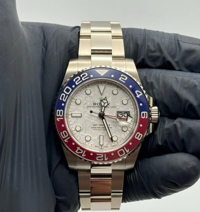 Rolex Gmt-master Ii Meteorite Pepsi Gmt-master Ii Meteorite White Gold 126719blro