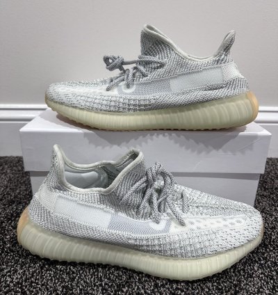 Adidas Yeezy 350 V2 Boost Yeshaya Reflective Grey White