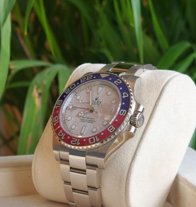 Rolex Gmt-master Ii Metorite Dial White Gold