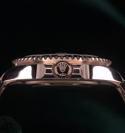 Rolex Gmt-master Ii Mint Complete Set Gmt-master Ii Root Beer Black Dial Black Brown 18k Rose Gold 126715chnr