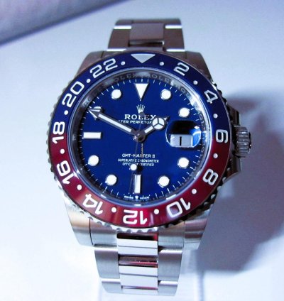Rolex Gmt-master Ii Neu 126719 Blro 18k Wei Gold Lc 100