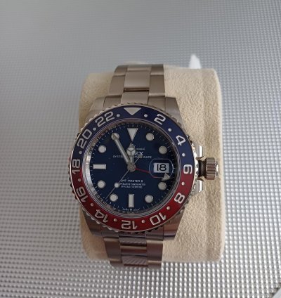 Rolex Gmt-master Ii Neu 126719 Blro 18k Wei Gold Lc 100
