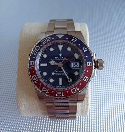 Rolex Gmt-master Ii Neu 126719 Blro 18k Wei Gold Lc 100