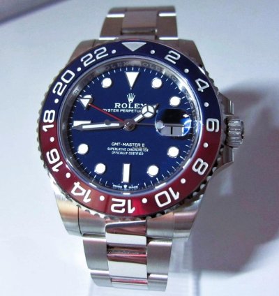 Rolex Gmt-master Ii Neu 126719 Blro 18k Wei Gold Lc 100