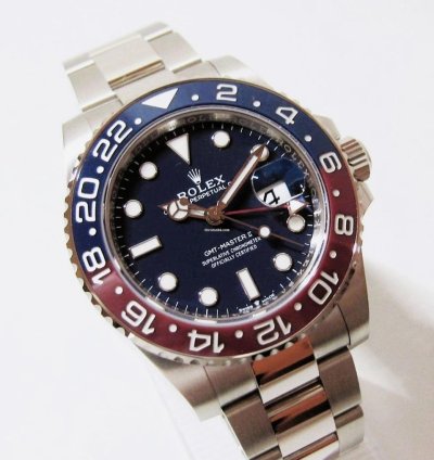 Rolex Gmt-master Ii Neu 126719 Blro 18k Wei Gold Lc 100