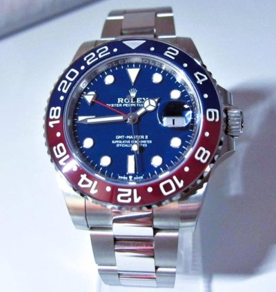 Rolex Gmt-master Ii Neu 126719 Blro 18k Wei Gold Lc 100