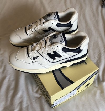 New Balance Aim Leon Dore 550 White Navy
