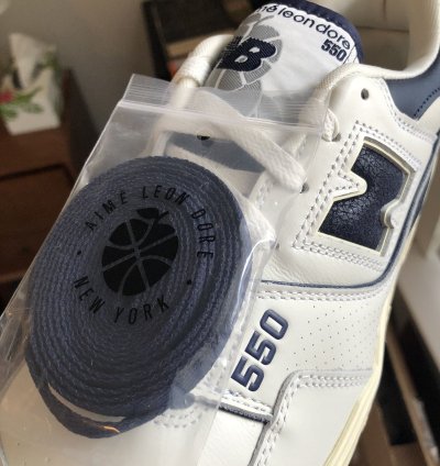 New Balance Aim Leon Dore 550 White Navy