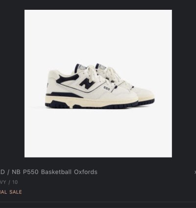 New Balance Aim Leon Dore 550 White Navy