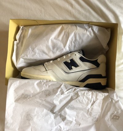 New Balance Aim Leon Dore 550 White Navy