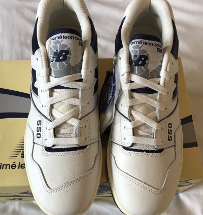 New Balance Aim Leon Dore 550 White Navy