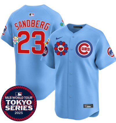 Ryne Sandberg Jersey 23 Chicago Cubs Tokyo Series 2025 Vapor Premier Limited Stitched Blue