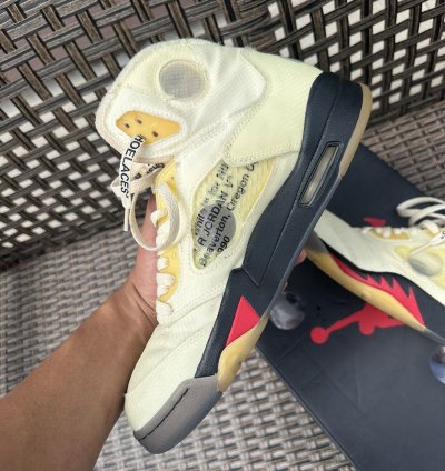 Off-white Air Jordan 5 Sp Sail