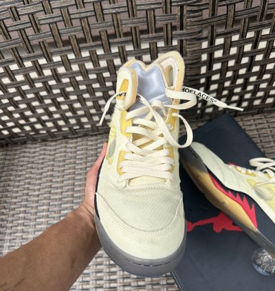 Off-white Air Jordan 5 Sp Sail