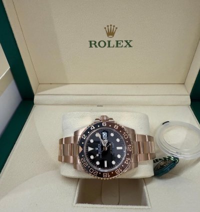 Rolex Gmt-master Ii New 2022 Rootbeer Full Rose Gold