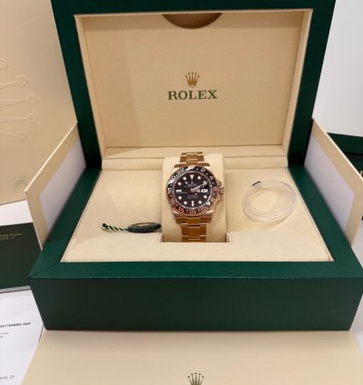 Rolex Gmt-master Ii New 2022 Rootbeer Full Rose Gold