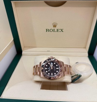 Rolex Gmt-master Ii New 2022 Rootbeer Full Rose Gold