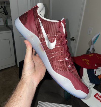 Nike Kobe 11 Low Tb Maroon Kobe Xi Size 18 New