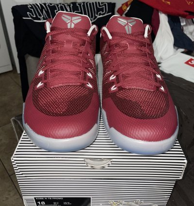 Nike Kobe 11 Low Tb Maroon Kobe Xi Size 18 New