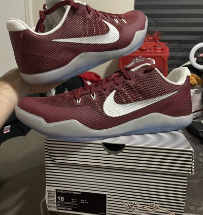 Nike Kobe 11 Low Tb Maroon Kobe Xi Size 18 New