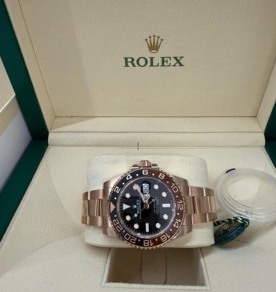Rolex Gmt-master Ii New 2022 Rootbeer Full Rose Gold