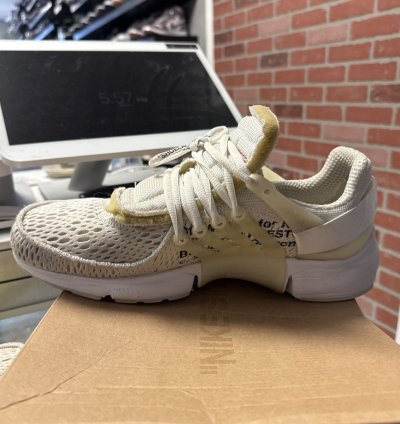 Off-white Air Presto White Size 10 Aa3830-100 Used