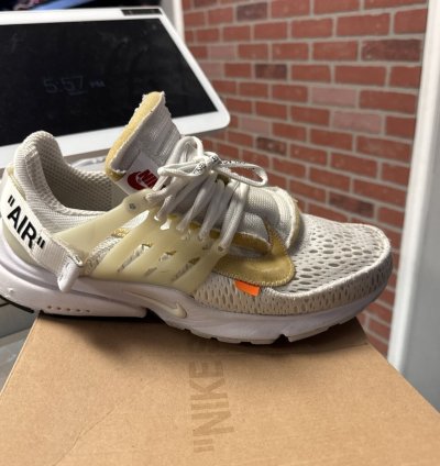 Off-white Air Presto White Size 10 Aa3830-100 Used
