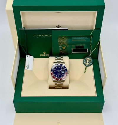 Rolex Gmt-master Ii New 2024 Gmt-master Ii Pepsi 40mm 126719blro White Gold Oyster
