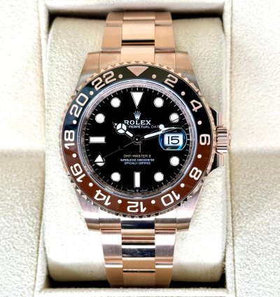 Rolex Gmt-master Ii New 2024 Gmt-master Ii Rootbeer 40mm 126715chnr Rose Gold