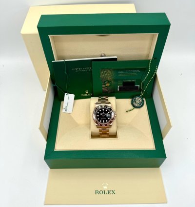 Rolex Gmt-master Ii New 2024 Gmt-master Ii Rootbeer 40mm 126715chnr Rose Gold