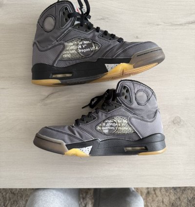 Off-white Jordan 5 Muslin Box With Receipts