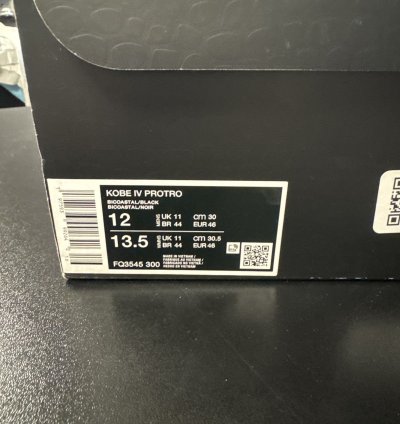 Nike Kobe 4 Girl Dad Size 12 Og All Quick Ship