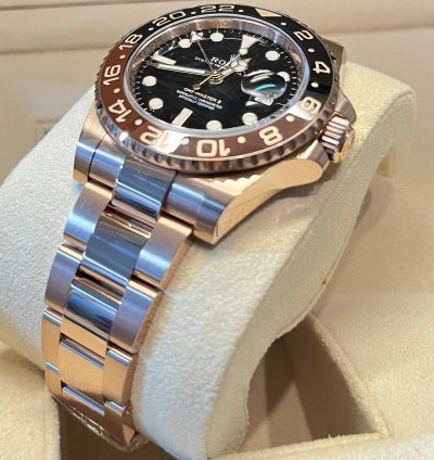 Rolex Gmt-master Ii New 2025 march Rose Gold 126715chnr