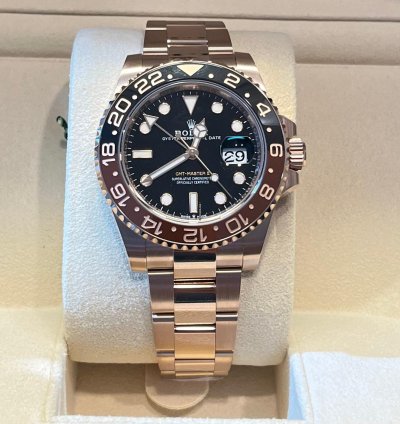 Rolex Gmt-master Ii New 2025 march Rose Gold 126715chnr