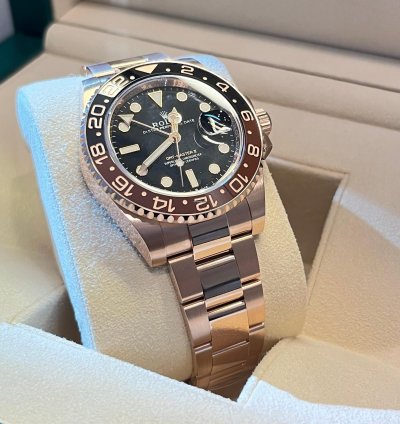 Rolex Gmt-master Ii New 2025 march Rose Gold 126715chnr