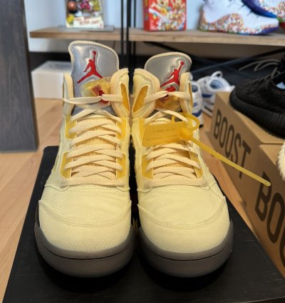 Off-white Jordan 5 Retro Sail