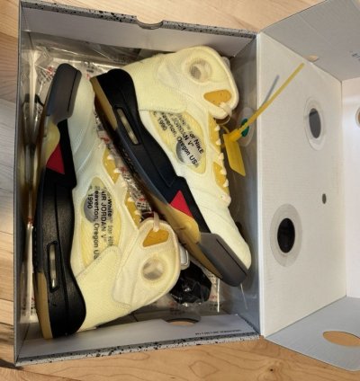 Off-white Jordan 5 Retro Sail