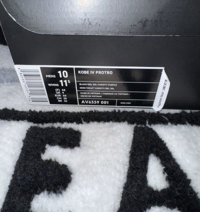 Nike Kobe 4 Protro Carpe Diem size 10