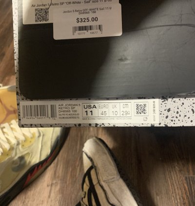 Off-white Jordan 5 Retro Sail